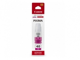Ink Bottle Canon INK GI-40 M (3401C001), Magenta, 70ml for Canon Pixma G6040/ G5040/ GM7040, 7700 p.