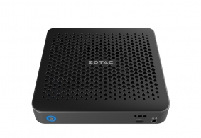 Mini PC ZOTAC ZBOX-MI623-BE, Active Cooling, Intel® Core™ i3-10110U 2C/4T, 2.1-4.1GHz, 2xDDR4 SODIMM, 2xM.2 slot, Intel UHD Graphics, 1xUSB-C 3.1, 3xUSB 3.1, 2xGbE LAN, WiFi(802.11ac)/BT5.0, HDMI, DP, Mic/Speak Out, microSD CR, VESA Mount, 28mm slim thumbnav 1