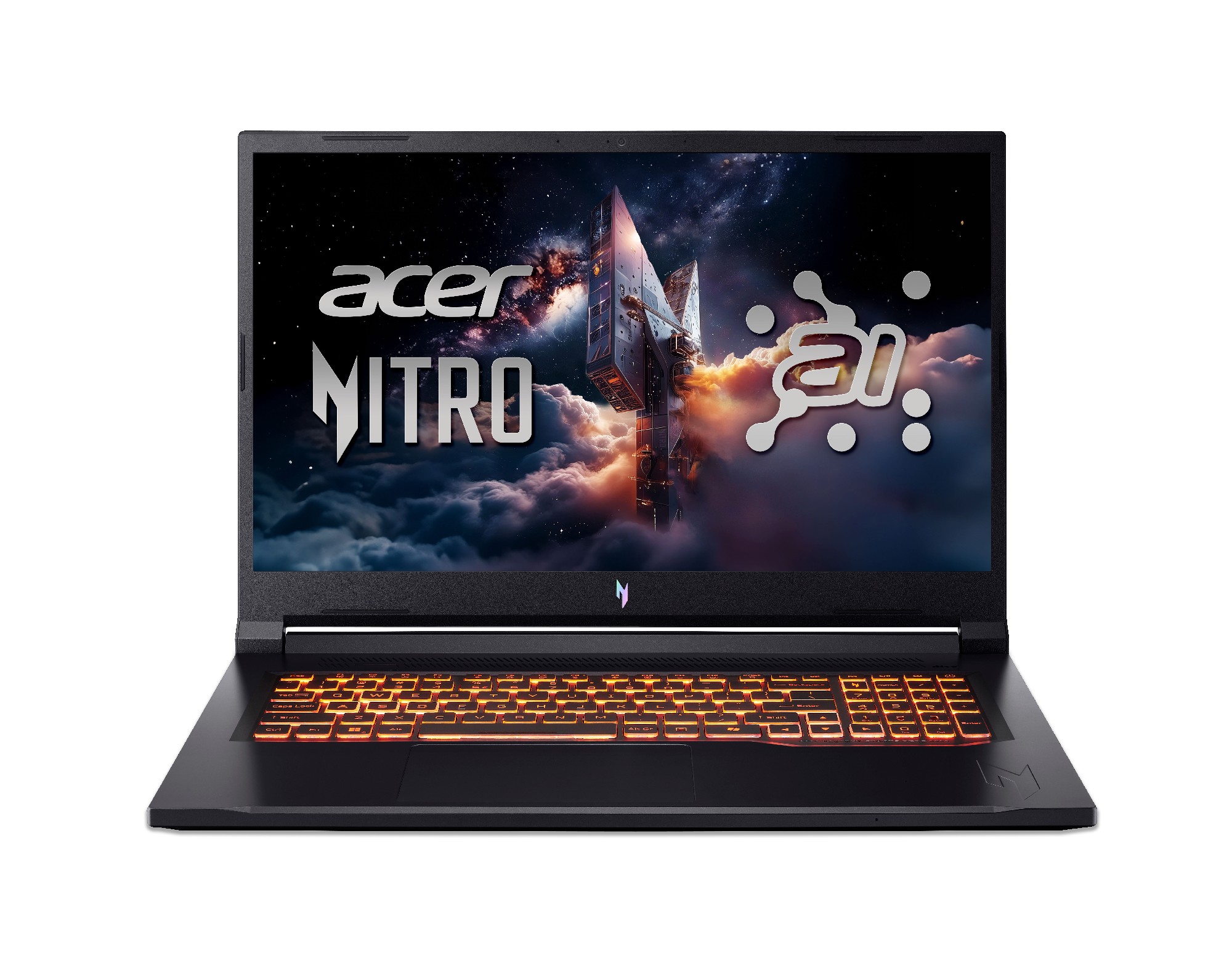 Laptop 17.3” ACER Nitro V 17 AI ANV17-41/ 144Hz/ AMD Ryzen 7 260 AI/ 16GB/ 1TB SSD/ RTX 5060/ Obsidian Black photo 1