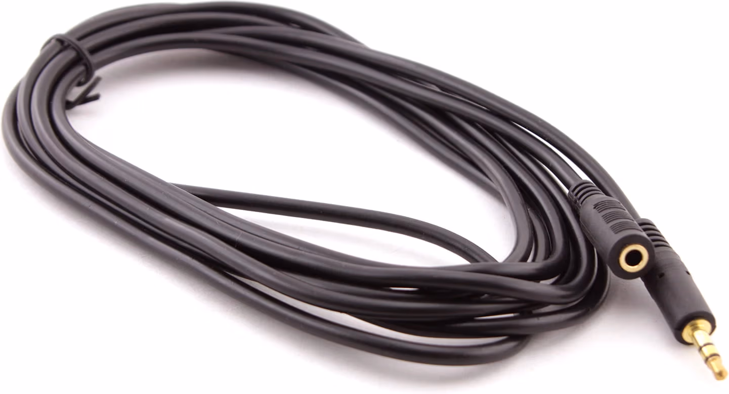 Audio cable 3.5mm - 1.5m - Cablexpert CCA-423, 3.5 mm stereo audio extension cable, 1.5 m, 3.5mm stereo plug to 3.5mm stereo socket 
