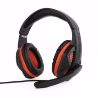 Gembird GHS-03, Gaming headset with Microphone, 3.5 mm plug x 2 pcs, Black