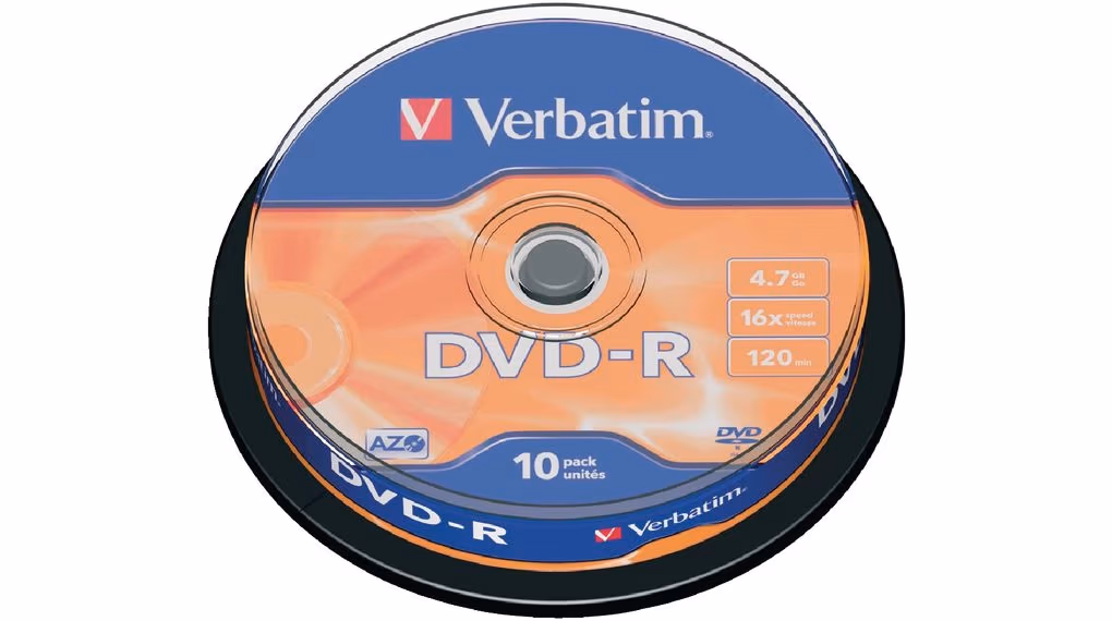 Verbatim DataLifePlus DVD-R AZO 4.7GB 16X MATT SILVER SURFAC - Spindle 10pcs.