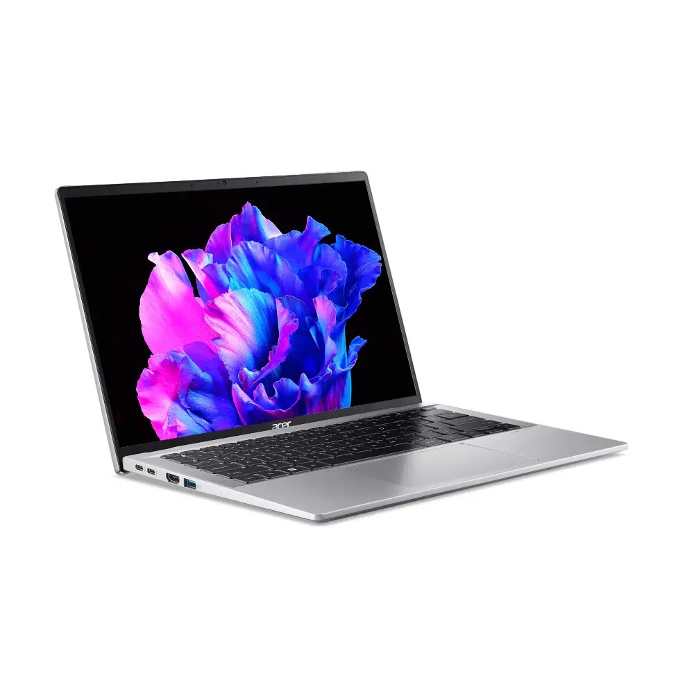 Laptop 14.0” ACER Swift Go 14 (NX.KP0EU.003) / 2.8K / OLED / 16:10 / Intel Core Ultra 5 125H / 16GB / 1TB SSD / Pure Silver photo 2