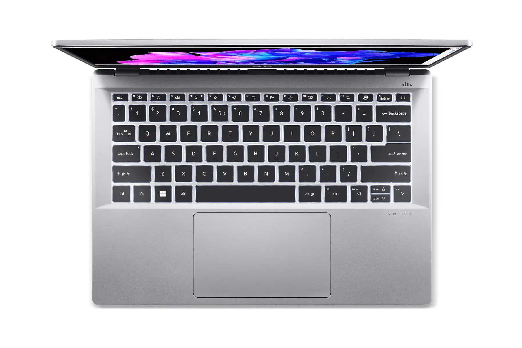 Laptop 14.0” ACER Swift Go 14 (NX.KP0EU.003) / 2.8K / OLED / 16:10 / Intel Core Ultra 5 125H / 16GB / 1TB SSD / Pure Silver photo 4