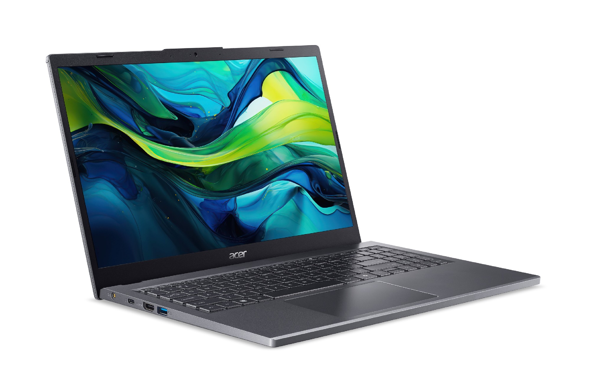 Laptop 15.6” ACER Aspire A15-41M (NX.KXAEU.002)/ AMD Ryzen 5 8640HS/ 16GB/ 1TB SSD/ Steel Gray photo 2