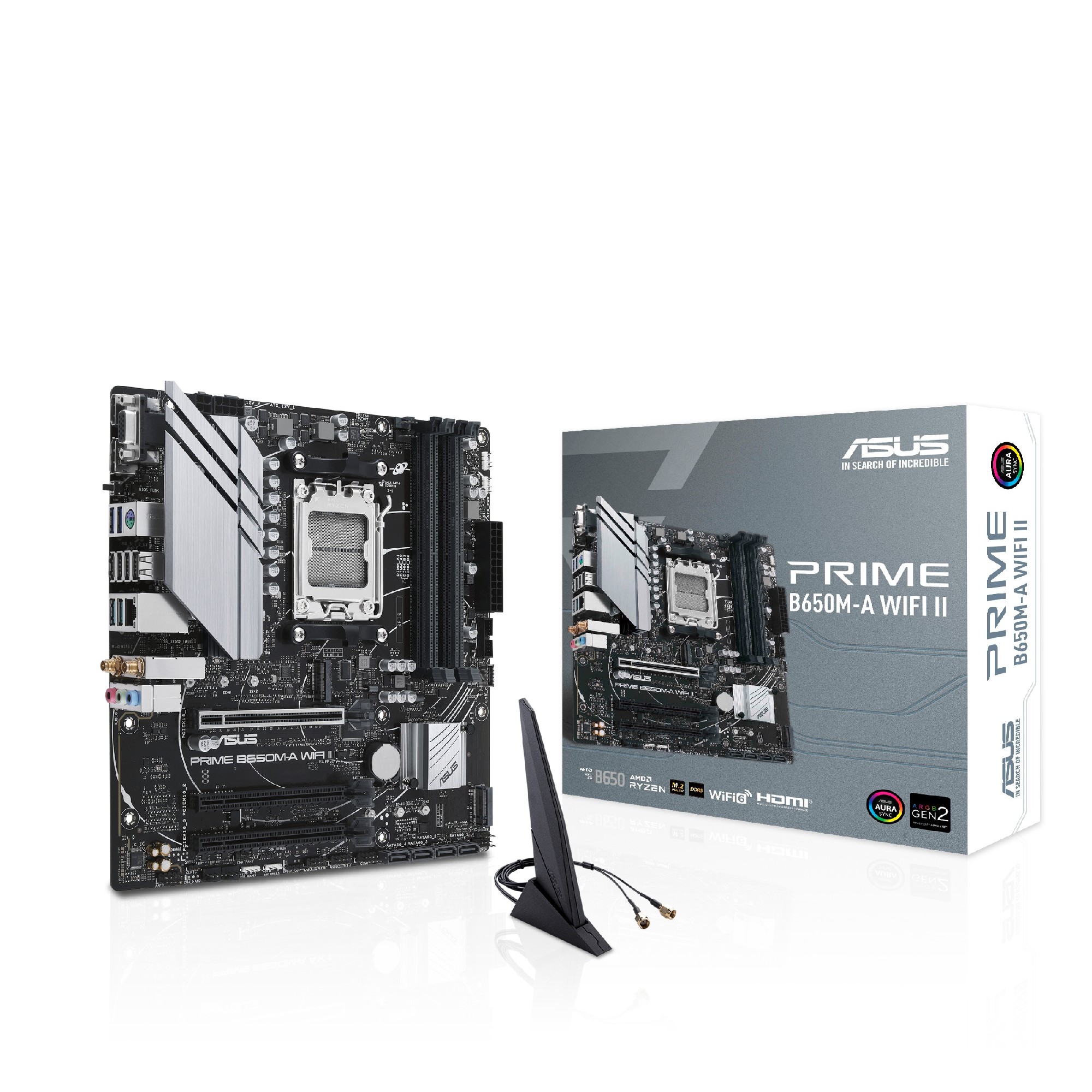 Материнская плата ASUS PRIME B650M-A WIFI II/ AM5 / B650/ DDR5/ mATX photo 1