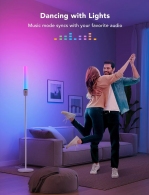 Торшер GOVEE RGBICW Cylinder Floor Lamp, Wi-Fi + BT, Multicolor + Extra White LEDs thumbnav 5