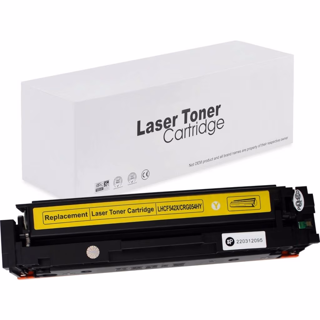 Compatible laser HP CF542X/CRG054H/W2212X/W2412/CF207X/216 LaserJet M254/M280 Yellow 2.5k Imagine