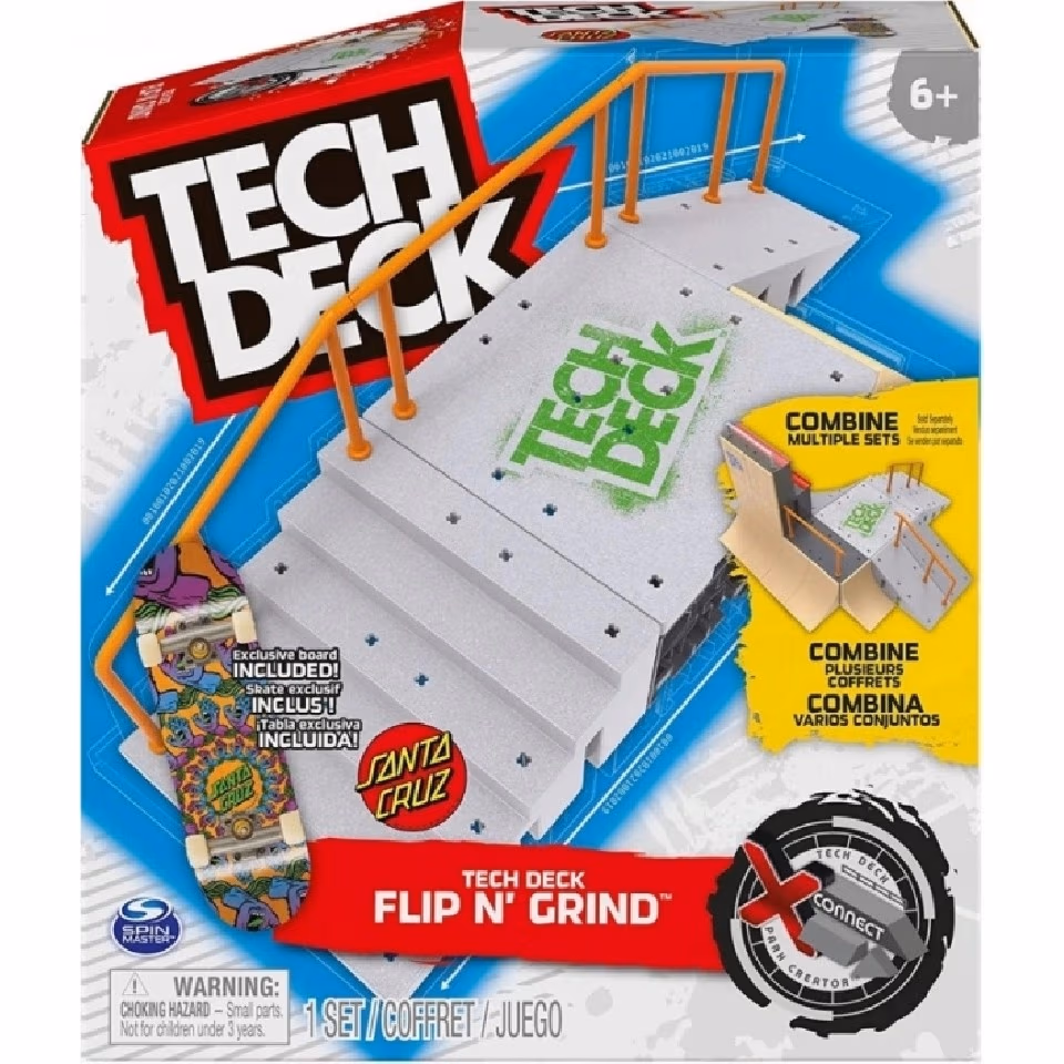 Spin Master 6064809 Tech Deck - X-Connect Grind N Flip