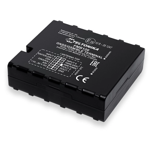 GPS Treker FM-B120 FMB120 este un tracker profesional compact cu o baterie de rezervă și antene GSM și GNSS încorporate cu câștig ridicat. Dispozitivul este conceput pentru a colecta coordonatele și alte informații care îi vin și pentru a transmite în con