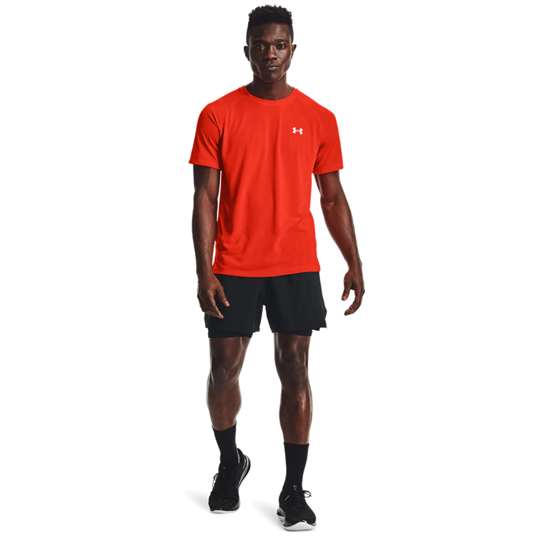 Футболка мужская Under Armour UA STREAKER SS LG Красный photo 4