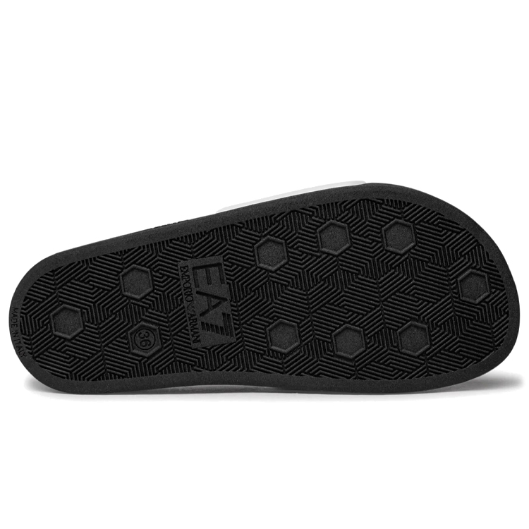 Slapi EA7 EMPORIO ARMANI WATER SPORTS VISIBILITY SLIPPE pt Barbati / 41 / Negru-alb photo 4