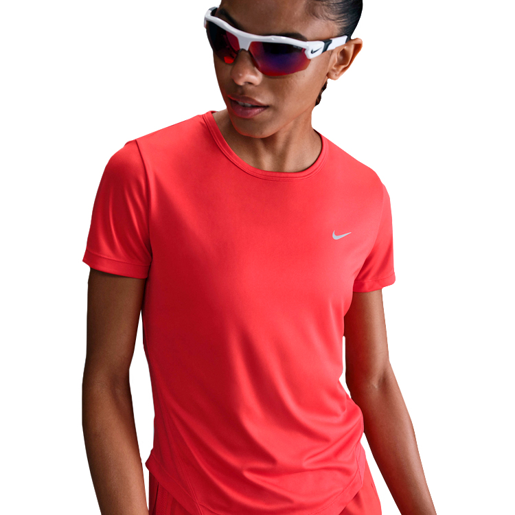 Tricou Nike W NK TEMPO DF SS TOP / Femei / M / Rosu photo 3