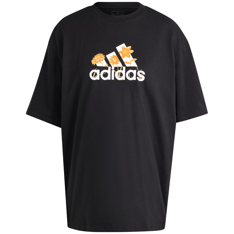 Tricou Adidas W FLWR BOS GT XS Negru Femei photo 5