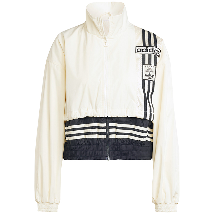 Hanorac Adidas WOVEN TRACK TOP XXS Bej Femei photo 3