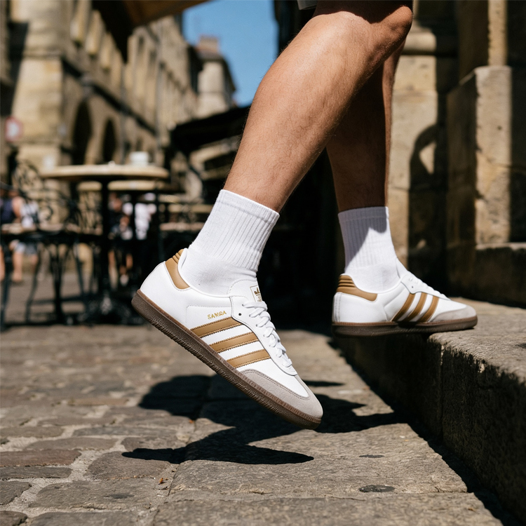 Кроссовки Adidas SAMBA OG / Мужской / 42 / Белый photo 8