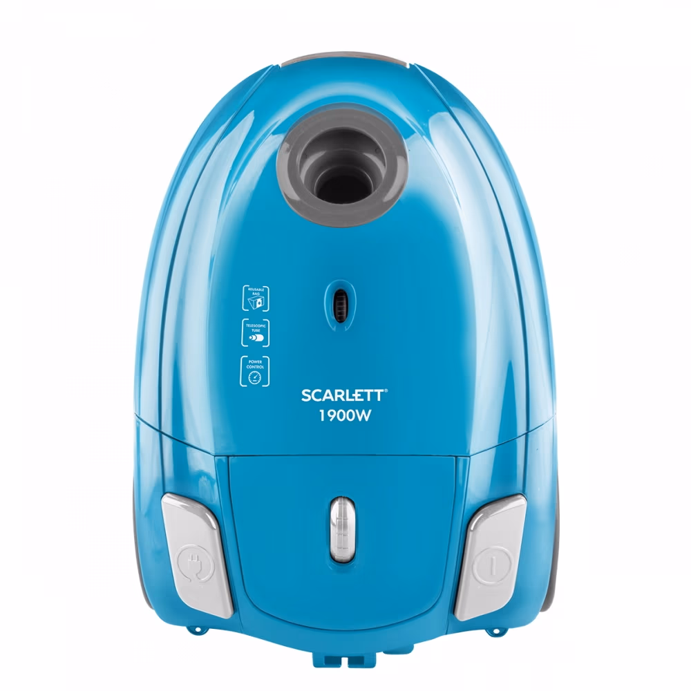 Aspirator cu sac Scarlett SC-VC80B96, 1900 W, Albastru deschis