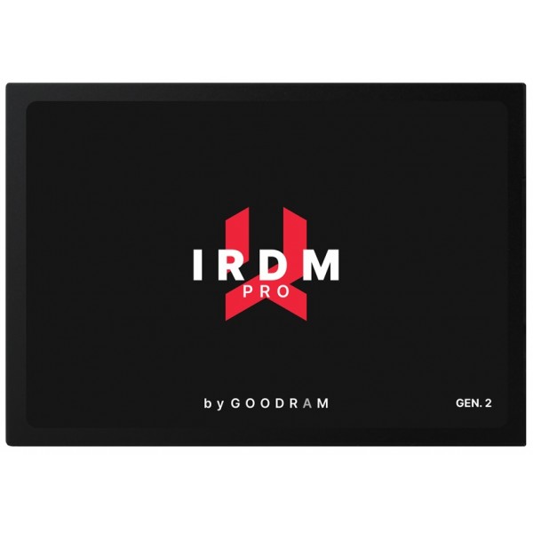 2.5" SSD 1.0TB GOODRAM IRDM PRO GEN.2, SATAIII, Sequential Reads: 555 MB/s, Sequential Writes: 535 MB/s, Maximum Random 4k: Read: 92,000 IOPS / Write: 86,000 IOPS, Thickness- 7mm, Controller 8Channel Phison PS3112-S12, DRAM DDR3L cache, 3D NAND TLC photo 1