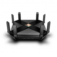 TP-LINK Archer AX6000 Wi-Fi 6 Wireless Gigabit Router, 4804Mbps at 5Ghz + 1148Mbps at 2.4Ghz, 802.11ax/ac/a/b/g/n, 1 Gigabit WAN+8 Gigabit LAN, OFDMA, MU-MIMO, Band Steering, USB+USB-C, 8 fixed antennas thumbnav 1