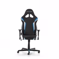 Gaming/Office Chair DXRacer Racing GC-R288-NBW-Z1, Black/Blue/White, Premium PU leather + perforated PVC, max weight up to 150kg / height 165-195cm, Recline 90°-135°, 3D Armrests, Head and Lumber cushions, Aluminium wheelbase, 2