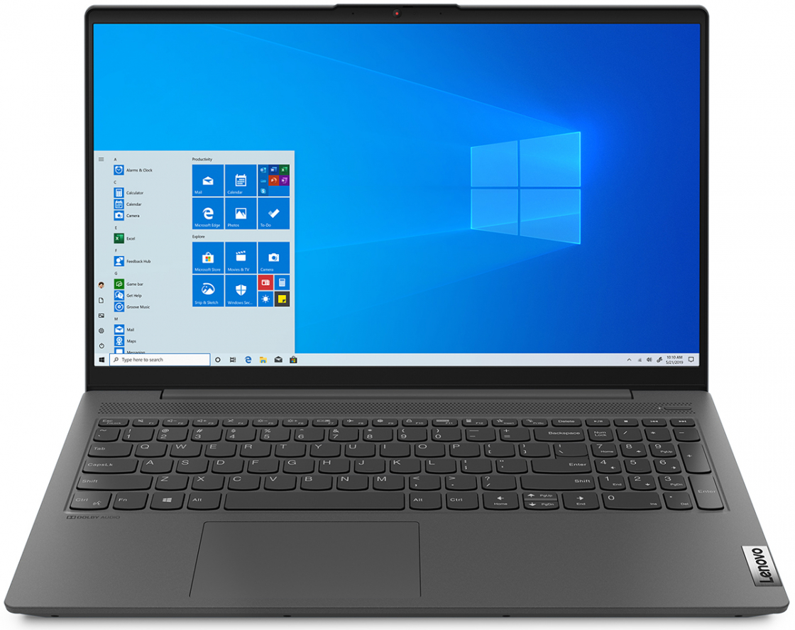 Lenovo IdeaPad IP 5 15IIL05 Platinum Grey 15.6" IPS FHD 300 nits (Intel Core i7-1165G7 4xCore 1.2-4.7GHz, 16GB (on board) DDR4 RAM, 512GB M.2 2280 NVMe SSD, Intel Iris Xe, w/o DVD, WiFi-AX/BT 5.1, 4cell, HD Webcam, CR, Backlit KB, RUS, FreeDOS, 1.66kg) photo 1