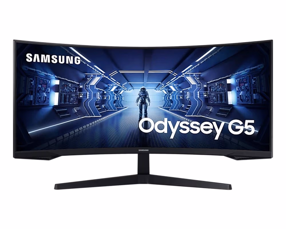 34.0” Monitor Gaming SAMSUNG Odyssey G5 G55T C34G55T/ 4K/ 21:9/ Curved/ 165Hz/ 1ms/ Black 