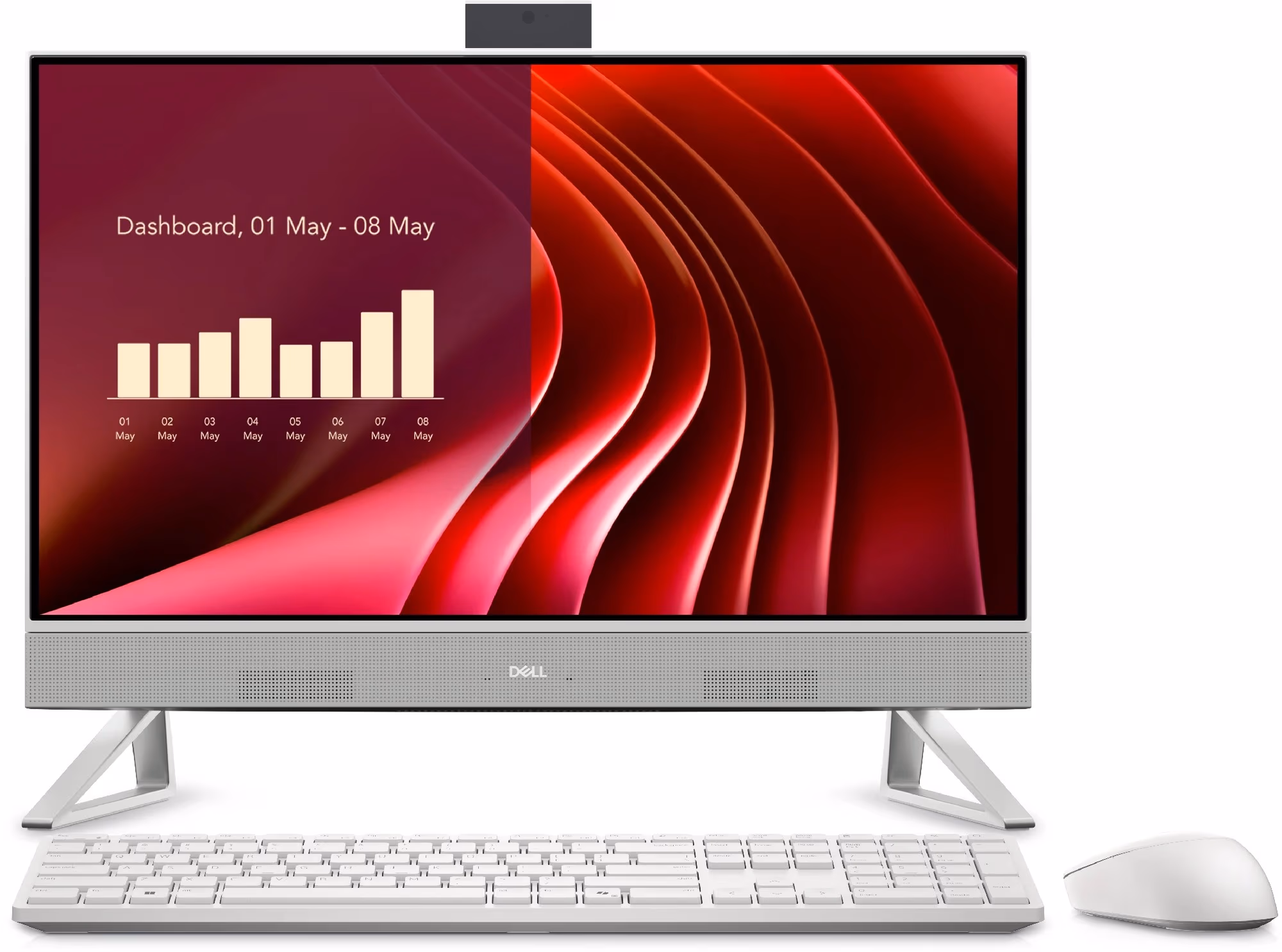 All-in-One PC 23,8” DELL EC24250/ Intel Core 7-150U/ 16GB / 1TB SSD/ Win11Pro / Pearl White 