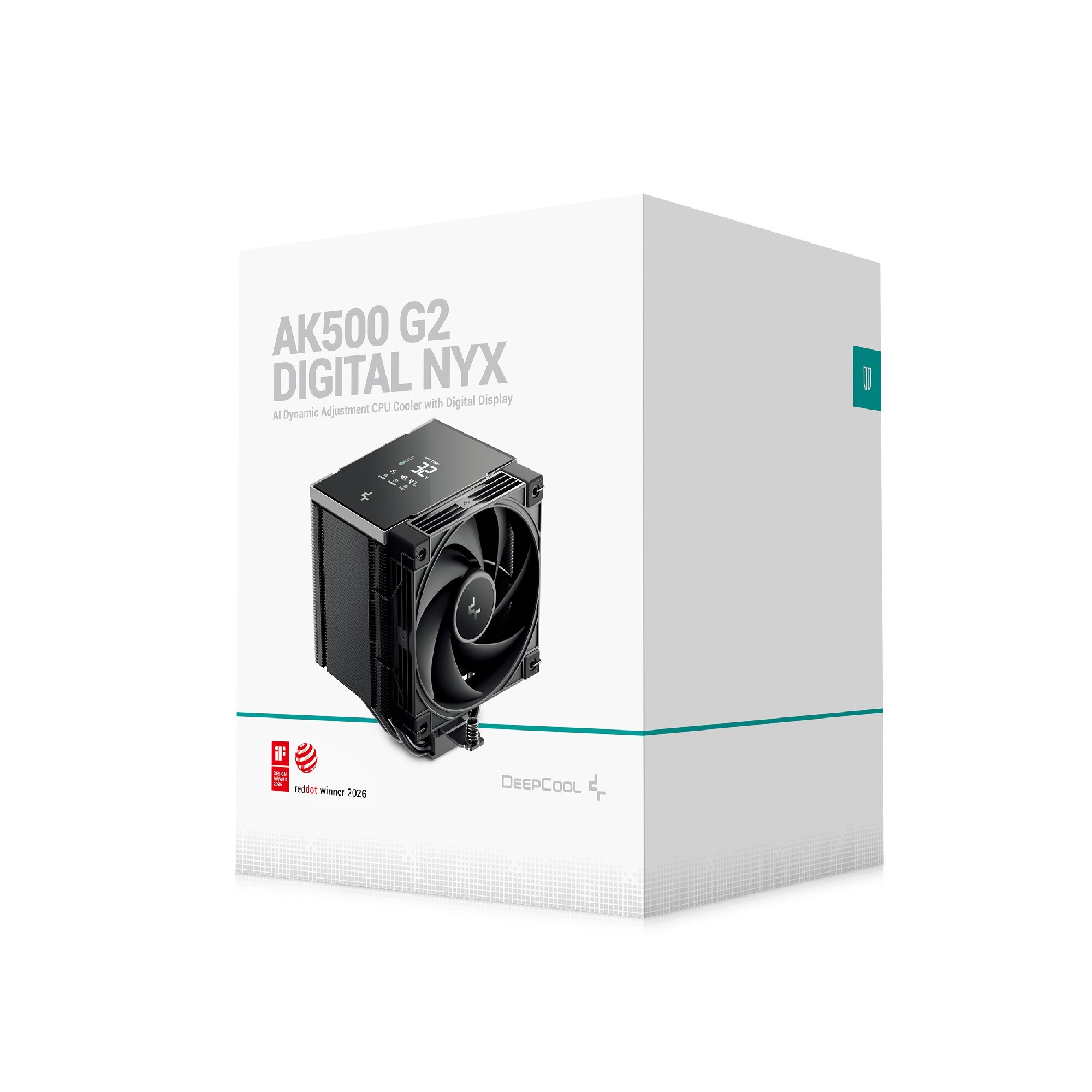 Sisteme de racire cu aer DEEPCOOL AK500 G2 DIGITAL NYX/ Universal / 240W /2200 rpm/ <31.5 dB(A)/ 63.4 CFM photo 9