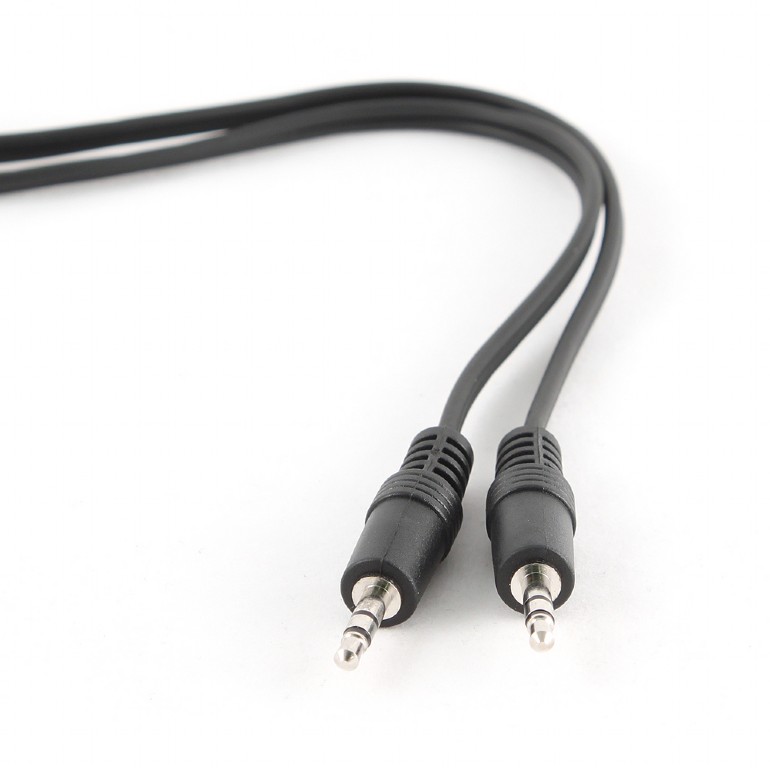 Audio cable 3.5mm - 2m - Cablexpert CCA-404-2M, 3.5mm stereo plug to 3.5mm stereo plug, 2 meter cable photo 1