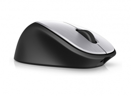 HP Envy Rechargeable Wireless Mouse 500, Laser Sensor, 1600 dpi, Rubber Grips and Aluminum Finish, Quick Recharge with Micro-USB. thumbnav 2