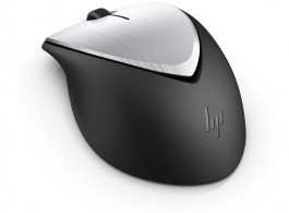HP Envy Rechargeable Wireless Mouse 500, Laser Sensor, 1600 dpi, Rubber Grips and Aluminum Finish, Quick Recharge with Micro-USB. thumbnav 3