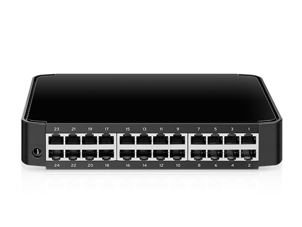 TP-LINK TL-SF1024M  24-port Desktop Switch, 24 10/100M RJ45 ports, Green Ethernet, plastic case photo 2