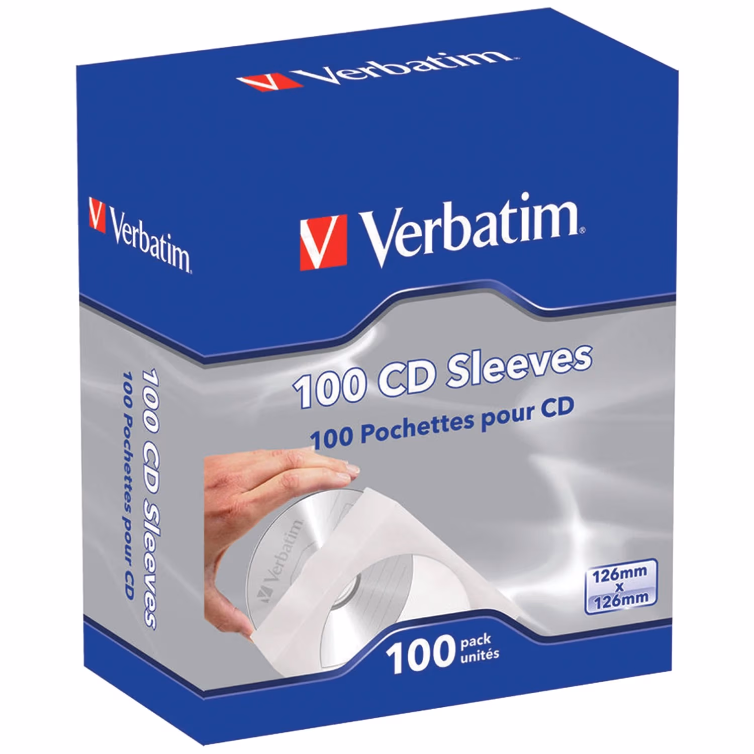 CD-DVD PAPER SLEEVES 100 PACK