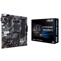 ASUS PRIME B550M-K, Socket AM4, AMD B550, Dual 4xDDR4-4600, APU AMD graphics, VGA, DVI, HDMI, 1xPCIeX16 4.0, 4xSATA3, 2xPCIeX1, RAID, 2xM.2 4.0 slot, ALC887 HDA, 1xGbE LAN, 2xUSB3.2 Gen 2, 6xUSB3.2, mATX thumbnav 4