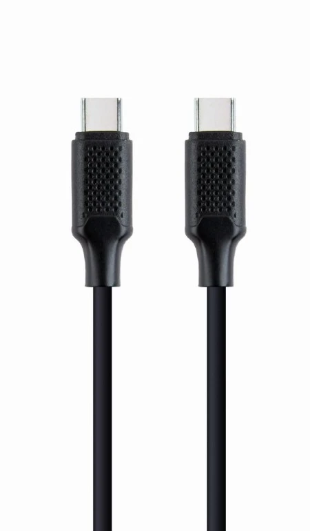 Cable Type-C to Type-C - 1.5 m - Cablexpert CC-USB2-CMCM100-1.5M, 100 W Type-C Power Delivery (PD) charging & data cable, 1.5 m,  Black