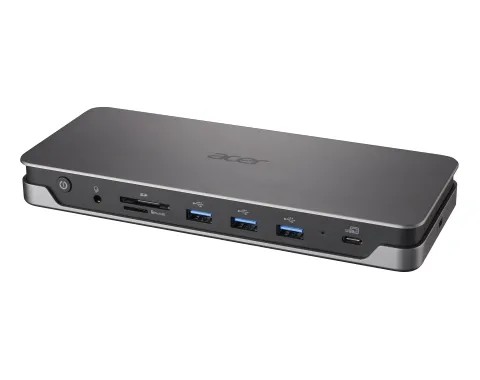 Docking Station Acer ADK230/ 2x HDMI/ 1x DP/ 2x USB-C 3.2 gen 1/ 3xUSB-A 3.2 gen1 / RJ-45/ SD Card Reader/ 100W photo 1 Docking Station Acer ADK230/ 2x HDMI/ 1x DP/ 2x USB-C 3.2 gen 1/ 3xUSB-A 3.2 gen1 / RJ-45/ SD Card Reader/ 100W photo 1
