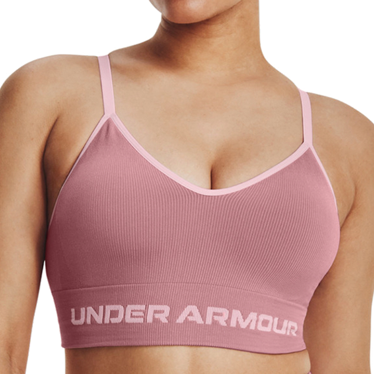 Bra sportive Under Armour UA W SEAMLESS LOW LONG RIB / Femei / S / Roz photo 4