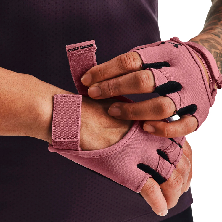 Перчатки для фитнеса  Under Armour UA Women Training Glove/1377798-697/Розовый photo 3