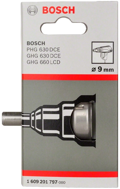 Редукторное сопло Bosch 9mm / GHG, 1609201797 photo 2