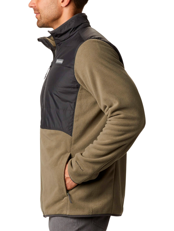 Мужская Толстовка Columbia Basin Butte Fleece Full Zip S Хаки photo 2