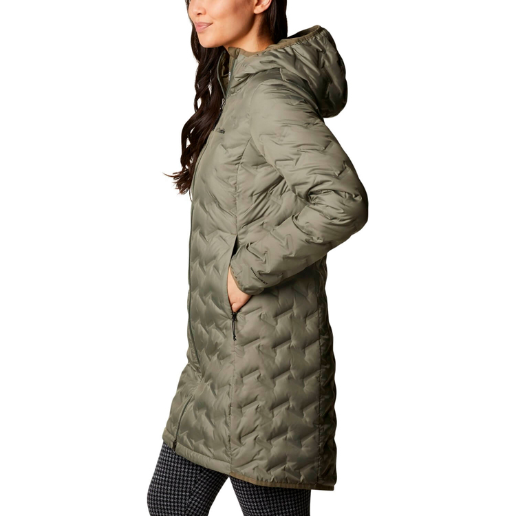 Куртка Columbia Delta Ridge Long Down Jacket XS Хаки Женский photo 2