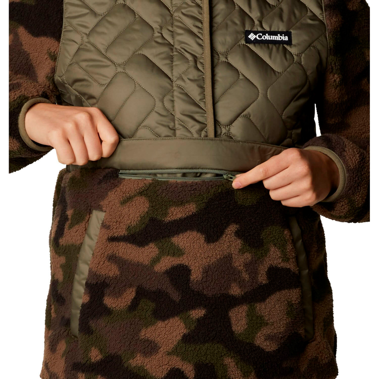 Куртка Columbia Sweet View Fleece Hooded Pullover XS Хаки Женский photo 3