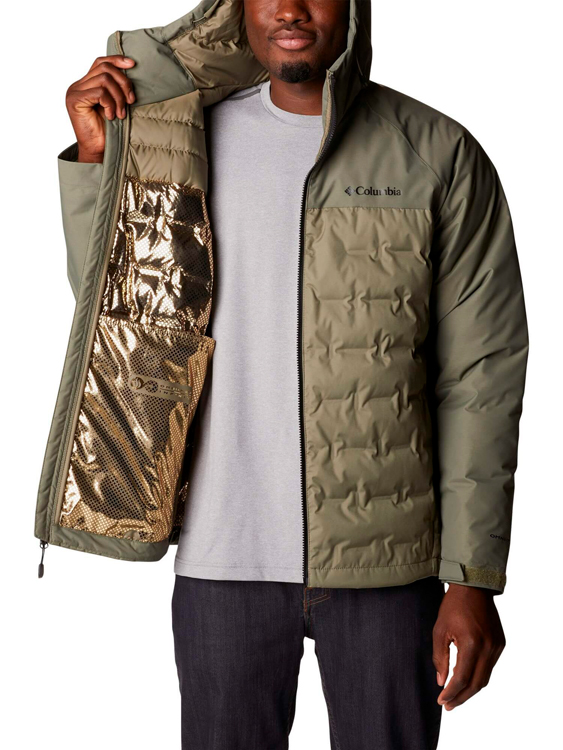 Куртка мужская Columbia Grand Trek II Down Hooded Jacket S Хаки photo 2