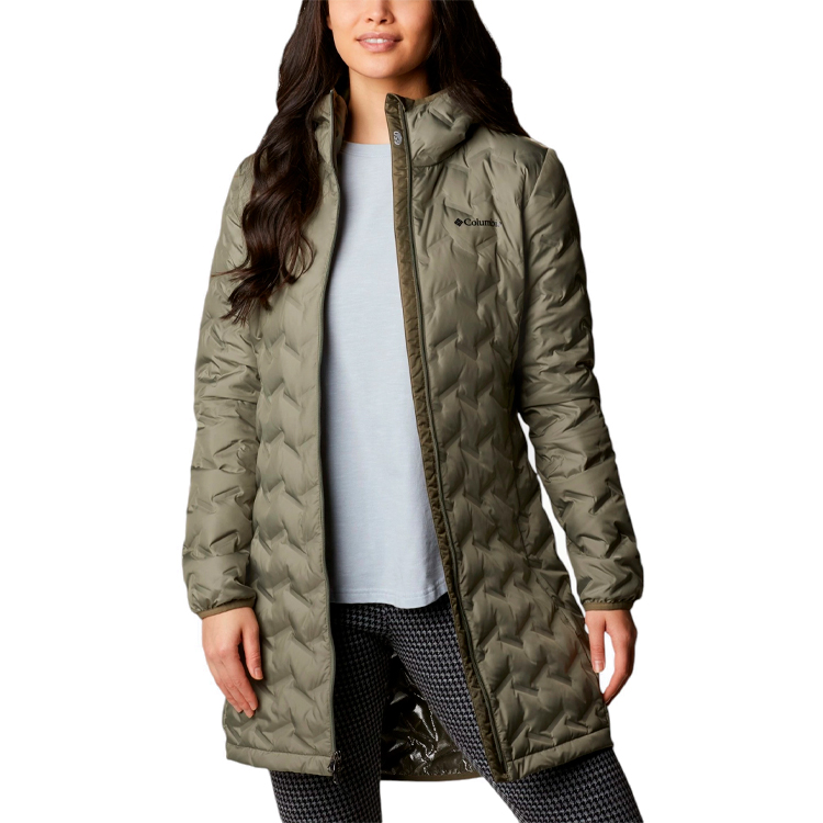 Куртка Columbia Delta Ridge II Long Down Jacket XS Хаки Женский photo 3