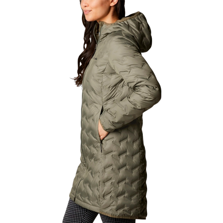Куртка Columbia Delta Ridge II Long Down Jacket XS Хаки Женский photo 5