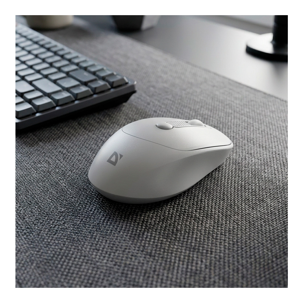 Mouse fara fir Defender Feam MM-296 Alb photo 4