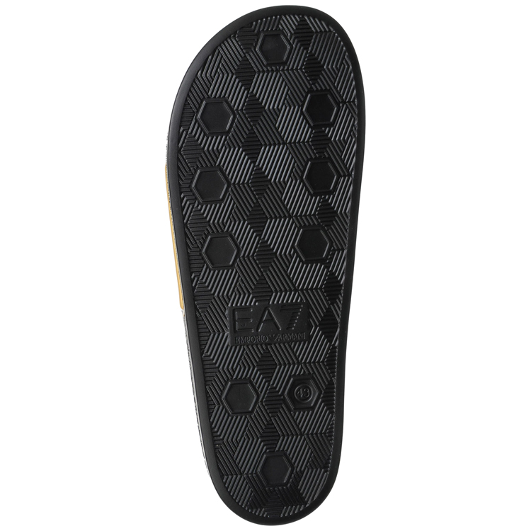 Slapi EA7 EMPORIO ARMANI WATER SPORTS VISIBILITY SLIPPE pt Unisex / 40 / Negru-Auriu photo 2