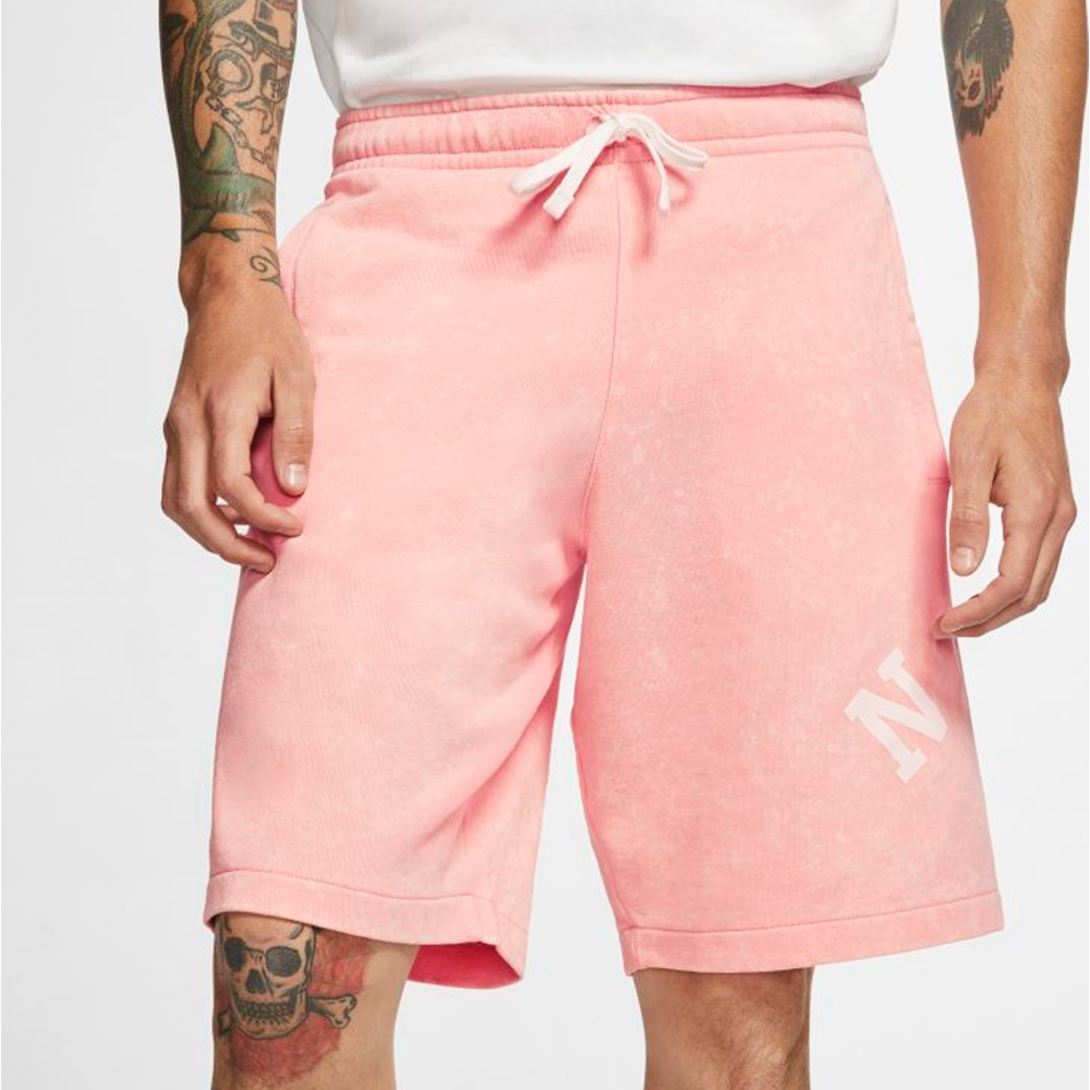 Шорты мужские Nike M NSW CE SHORT FT WASH L Желтый/Красный photo 3