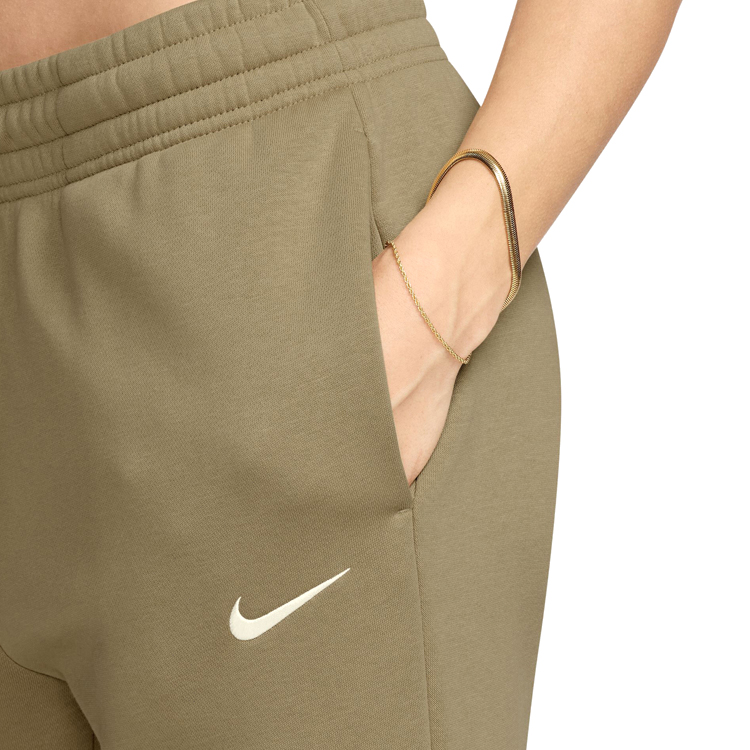 Брюки Nike W NSW PHNX FLC MR PANT STD L Коричневый Женский photo 2