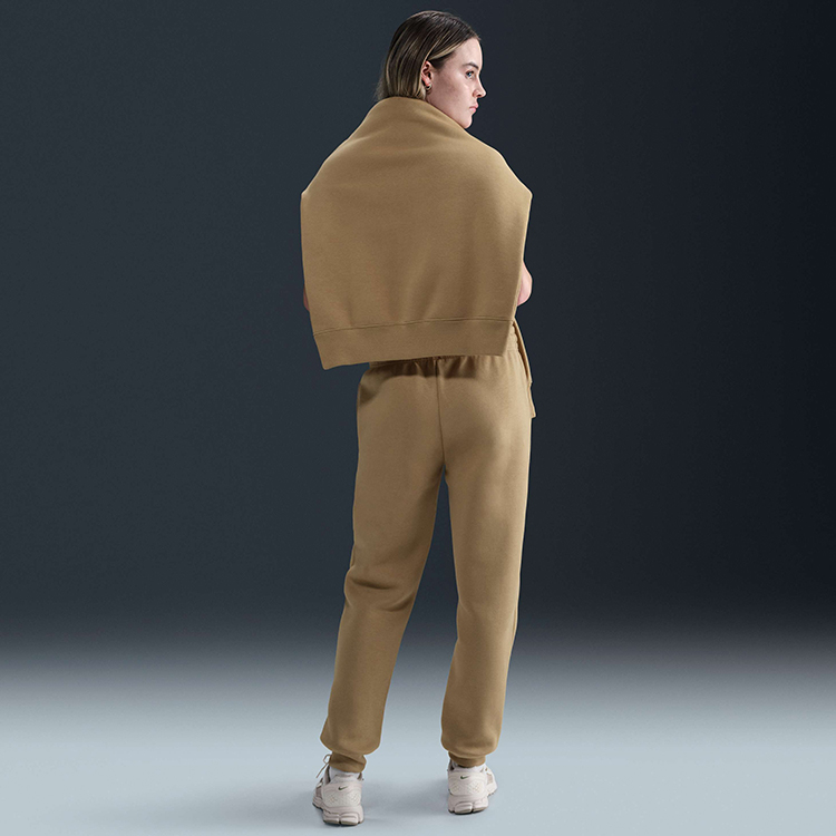Брюки Nike W NSW PHNX FLC MR PANT STD L Коричневый Женский photo 7
